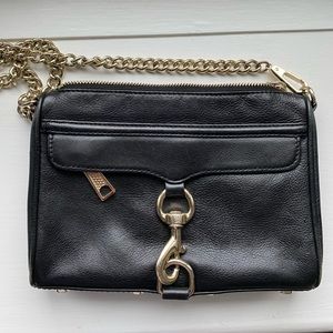 Rebecca Minkoff black leather crossbody bag